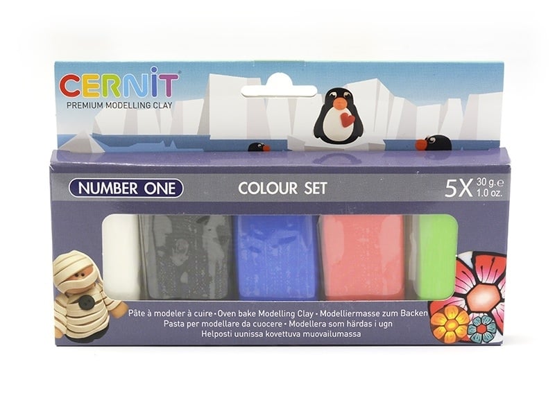 Acheter CERNIT Colour set Number one - 5 couleurs  - 6,95 € en ligne sur La Petite Epicerie - Loisirs créatifs