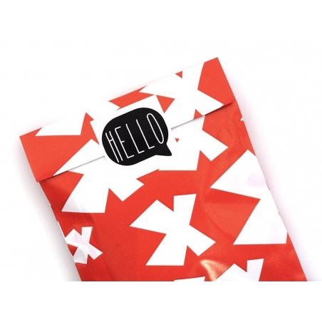 Acheter 3 étiquettes autocollantes HELLO - Noir - 0,29 € en ligne sur La Petite Epicerie - Loisirs créatifs