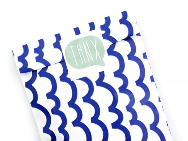 Acheter 3 étiquettes autocollantes THNX - Vert d'eau - 0,29 € en ligne sur La Petite Epicerie - Loisirs créatifs