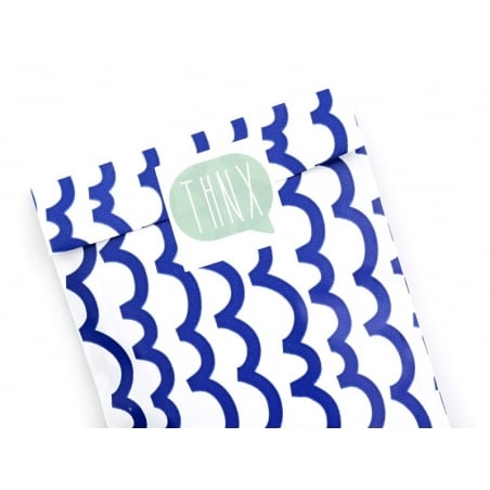 Acheter 3 étiquettes autocollantes THNX - Vert d'eau - 0,29 € en ligne sur La Petite Epicerie - Loisirs créatifs