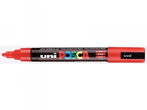 POSCA marker - medim tip (2.5 mm) - red POSCA marker - medim tip (2.5 mm) - red
