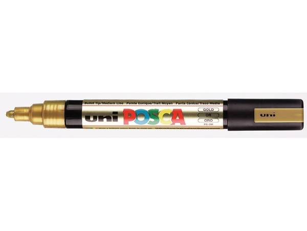 POSCA marker - medium tip (2.5 mm) - golden POSCA marker - medium tip (2.5 mm) - golden