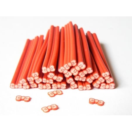 Acheter Cane noeud rouge- modelage et pâte fimo - 0,49 € en ligne sur La Petite Epicerie - Loisirs créatifs