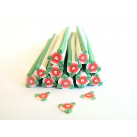 Acheter Cane fleur rouge de noel avec ses feuilles - 0,99 € en ligne sur La Petite Epicerie - Loisirs créatifs