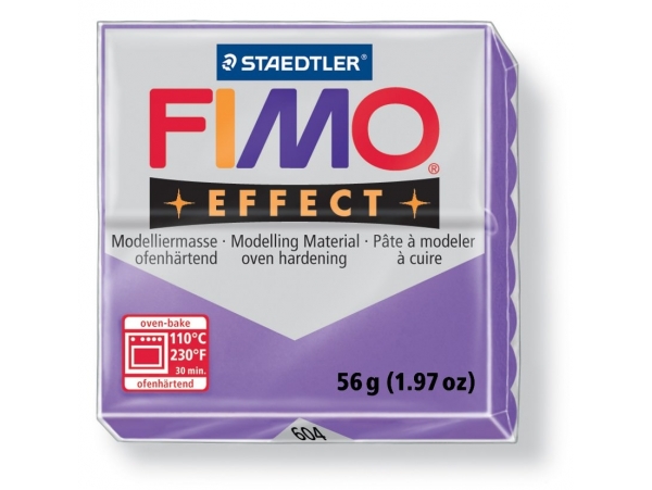 Fimo Effect - translucent colour purple no. 604 Fimo Effect - translucent colour purple no. 604