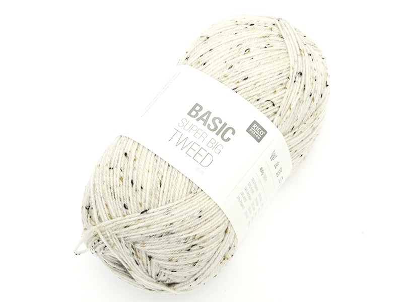 Acheter Laine à tricoter "Basic Super big Tweed" - Naturel - 19,99 € en ligne sur La Petite Epicerie - Loisirs créatifs
