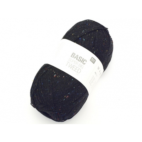 Acheter Laine à tricoter "Basic Super big Tweed" - Noir - 19,99 € en ligne sur La Petite Epicerie - Loisirs créatifs