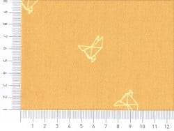 Acheter Tissu Bye bye birdie oiseau moutarde - Atelier Brunette - 1,89 € en ligne sur La Petite Epicerie - Loisirs créatifs