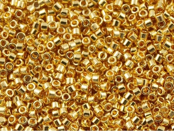Acheter Miyuki Delicas 11/0 - Duracoat opaque galvanised gold 1832 - 4,40 € en ligne sur La Petite Epicerie - Loisirs créatifs