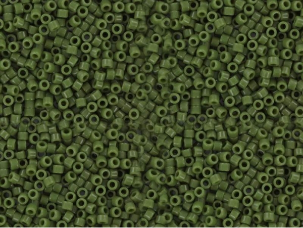 Miyuki Delicas 11/0 - Vert avocat 1135 Miyuki - 1 Miyuki Delicas 11/0 - Vert avocat 1135 Miyuki - 1