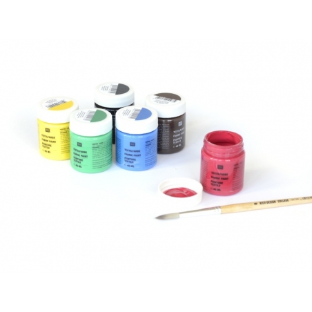 Acheter 6 pots de peinture pour textile - Basique - 19,90 € en ligne sur La Petite Epicerie - Loisirs créatifs
