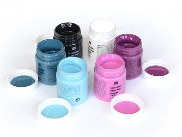 Acheter 6 pots de peinture pour textile - Mode - 19,90 € en ligne sur La Petite Epicerie - Loisirs créatifs