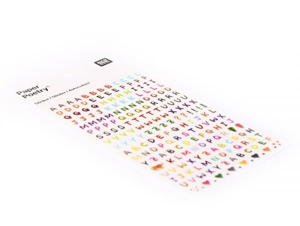 Acheter Stickers Lettres - 2,95 € en ligne sur La Petite Epicerie - Loisirs créatifs