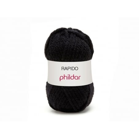 Acheter Laine à tricoter Rapido - Noir - 3,15 € en ligne sur La Petite Epicerie - Loisirs créatifs