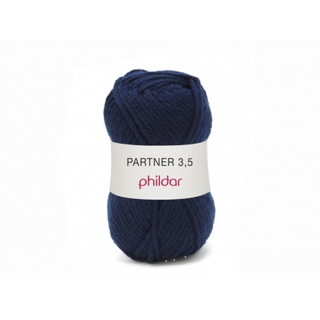 Acheter Laine à tricoter Partner 3.5 - Bleu marine - 3,40 € en ligne sur La Petite Epicerie - Loisirs créatifs