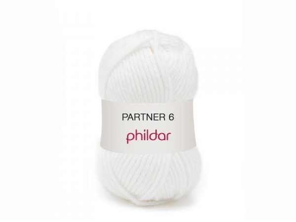 Acheter Laine à tricoter Partner 6 - Blanc - 3,75 € en ligne sur La Petite Epicerie - Loisirs créatifs