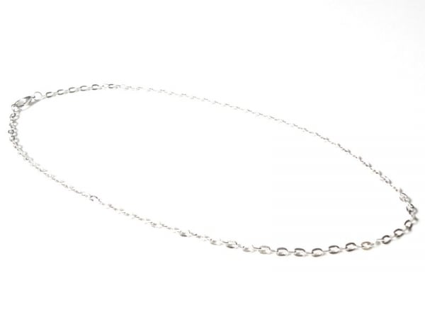 Acheter Collier chaine forcat - couleur argent - 47 cm - 1,69 € en ligne sur La Petite Epicerie - Loisirs créatifs