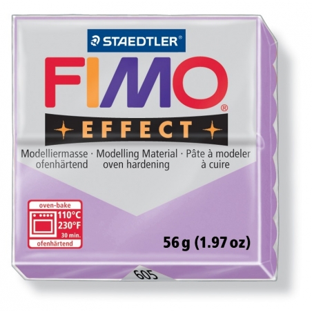 Acheter Pâte Fimo EFFECT Pastel Mauve 605 - 2,19 € en ligne sur La Petite Epicerie - Loisirs créatifs