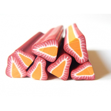 Acheter Cane fraise coeur orange gros diamètre - 1,39 € en ligne sur La Petite Epicerie - Loisirs créatifs
