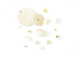 Acheter 10 perles en bois - Rondelle 8 mm - 0,39 € en ligne sur La Petite Epicerie - Loisirs créatifs
