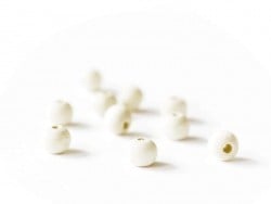 Acheter 10 perles en bois - Ronde 8 mm - 0,29 € en ligne sur La Petite Epicerie - Loisirs créatifs