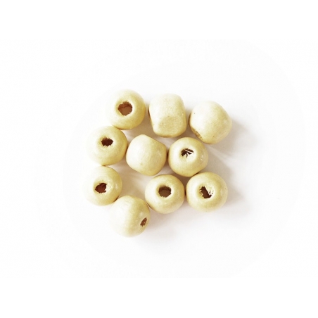 Acheter 10 perles en bois vernis - Ronde 16 mm - 0,69 € en ligne sur La Petite Epicerie - Loisirs créatifs