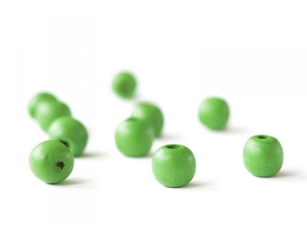 Acheter 10 perles rondes en bois vernis - Vert 14 mm - 1,59 € en ligne sur La Petite Epicerie - Loisirs créatifs