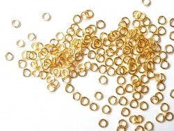 Acheter 100 anneaux 3,5 mm dorés - 3,60 € en ligne sur La Petite Epicerie - Loisirs créatifs