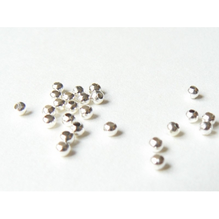 Acheter 100 perles en métal argentées - 0,99 € en ligne sur La Petite Epicerie - Loisirs créatifs