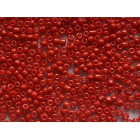 Acheter Tube de 350 perles de rocailles opaques - rouge cerise - 0,99 € en ligne sur La Petite Epicerie - Loisirs créatifs