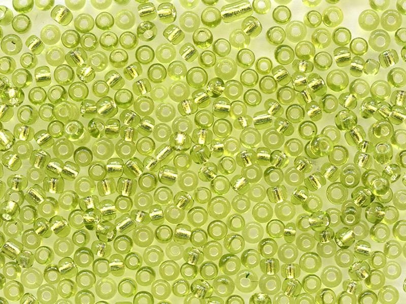 Acheter Tube de 350 perles à inclusions argentés - vert pomme - 0,99 € en ligne sur La Petite Epicerie - Loisirs créatifs