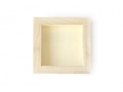 Acheter Vitrine carrée en bois à customiser - 4,10 € en ligne sur La Petite Epicerie - Loisirs créatifs