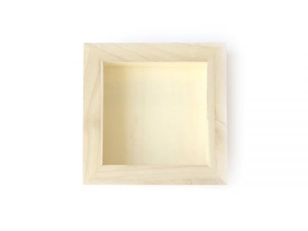 Acheter Vitrine carrée en bois à customiser - 4,10 € en ligne sur La Petite Epicerie - Loisirs créatifs
