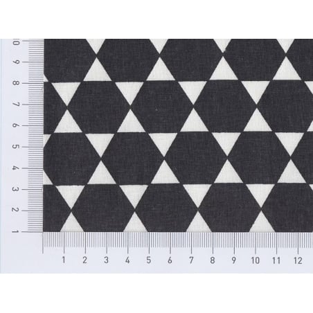 Acheter Tissu hexagones - noir - 1,79 € en ligne sur La Petite Epicerie - Loisirs créatifs