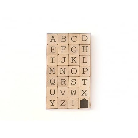 Acheter Tampons Alphabet lettres majuscules - 28 caractères - 17,90 € en ligne sur La Petite Epicerie - Loisirs créatifs