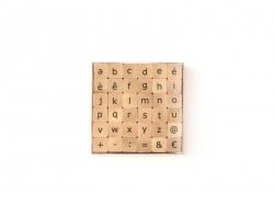 Acheter Tampons Alphabet lettres minuscules et signes spécifiques - 36 caractères - 10,99 € en ligne sur La Petite Epicerie -...