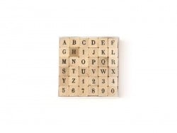 Acheter 36 Tampons Alphabet lettres majuscules et chiffres - 11,75 € en ligne sur La Petite Epicerie - Loisirs créatifs