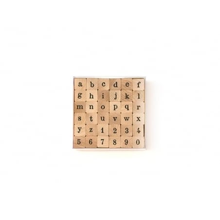 Acheter 36 Tampons Alphabet lettres minuscules et chiffres - 10,99 € en ligne sur La Petite Epicerie - Loisirs créatifs