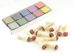 Acheter Mini tampon - coeur - 2,79 € en ligne sur La Petite Epicerie - Loisirs créatifs