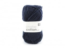 Acheter Coton à tricoter "Creative Cotton" - bleu marine 38 - 2,79 € en ligne sur La Petite Epicerie - Loisirs créatifs