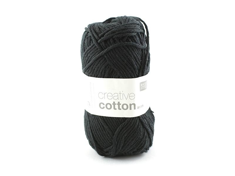 Acheter Coton à tricoter "Creative Cotton" - noir 90 - 2,79 € en ligne sur La Petite Epicerie - Loisirs créatifs