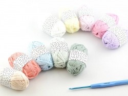 Acheter 10 mini pelotes coton - pastel - 8,35 € en ligne sur La Petite Epicerie - Loisirs créatifs