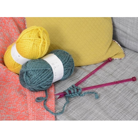 Acheter Laine à tricoter Twist - Jaune - 9,95 € en ligne sur La Petite Epicerie - Loisirs créatifs