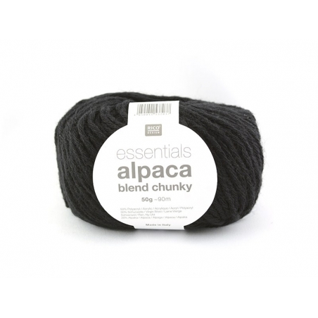 Acheter Laine à tricoter Essentials Alpaga Blend Chunky - Noir - 6,15 € en ligne sur La Petite Epicerie - Loisirs créatifs