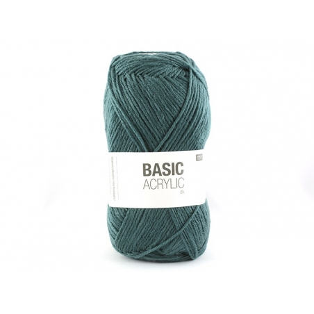 Acheter Laine à tricoter "Basic Acrylic" - pétrole - 3,30 € en ligne sur La Petite Epicerie - Loisirs créatifs