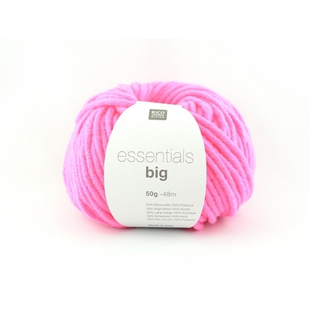 Acheter Laine à tricoter "Essentials big" - rose fluo - 5,49 € en ligne sur La Petite Epicerie - Loisirs créatifs