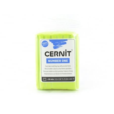 Acheter Pâte CERNIT Basic Number One - vert anis - 1,89 € en ligne sur La Petite Epicerie - Loisirs créatifs