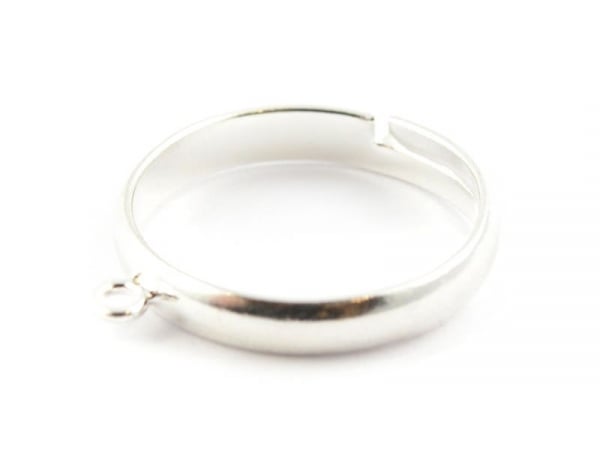 Acheter Bague avec anneau - couleur argenté clair - 0,49 € en ligne sur La Petite Epicerie - Loisirs créatifs