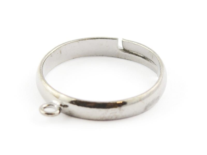 Acheter Bague avec anneau - couleur argent - 0,49 € en ligne sur La Petite Epicerie - Loisirs créatifs