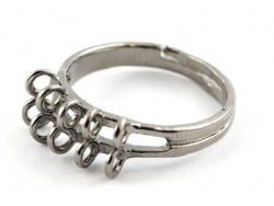 Acheter Bague 10 anneaux - couleur noire - 2,29 € en ligne sur La Petite Epicerie - Loisirs créatifs